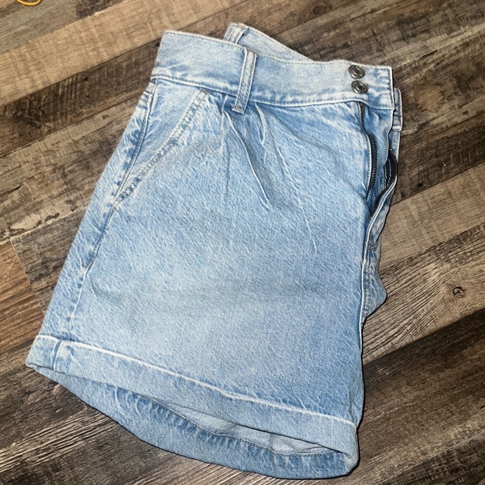 Light Blue Denim Women's Shorts